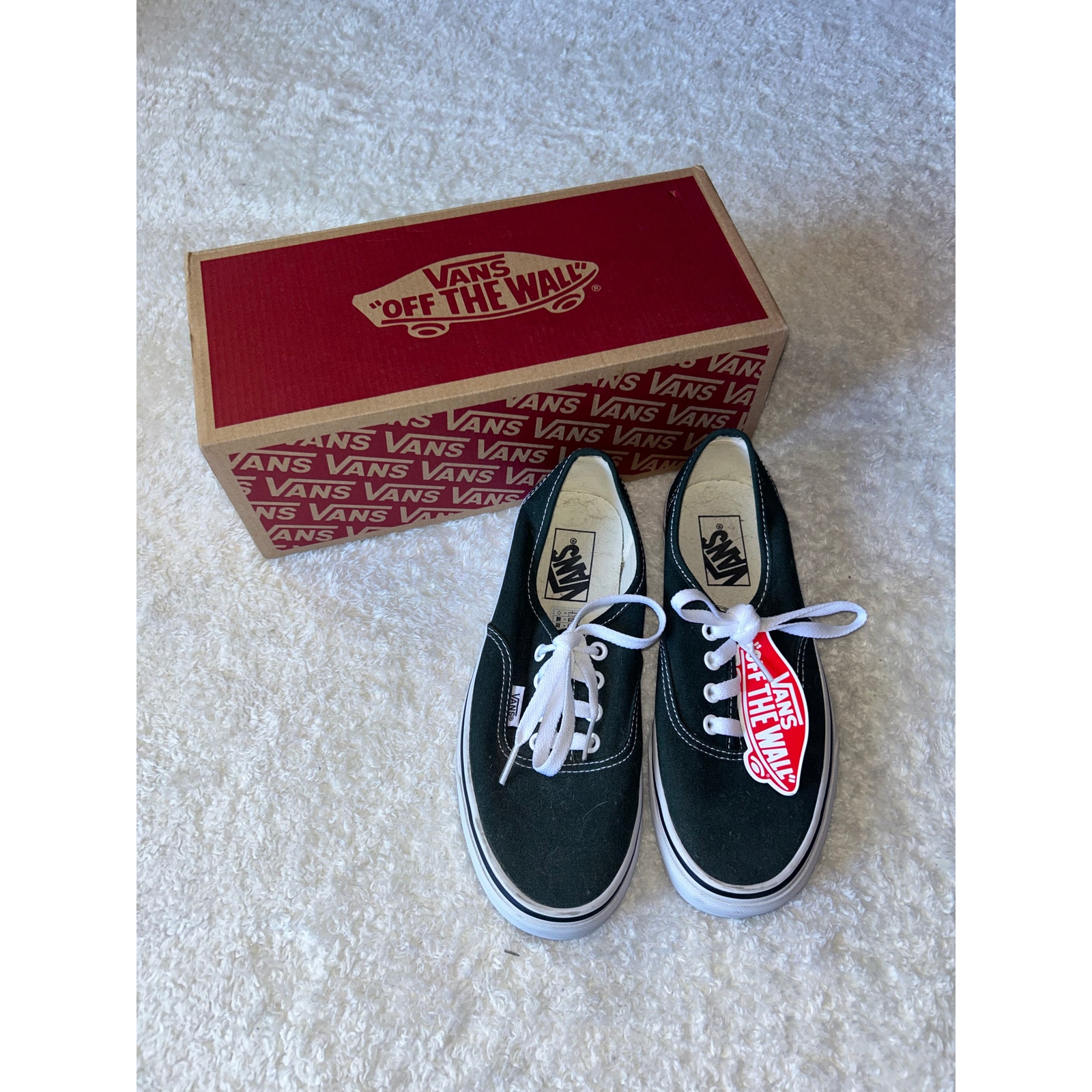New Vans Authentic Navy Shoes Size 75